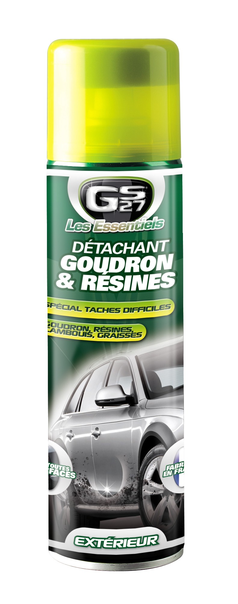 GS27 - Nettoyant Goudron Voiture - Enlève Les Taches de Goudron, Cambouis,  Graisses - Spray 250 ML
