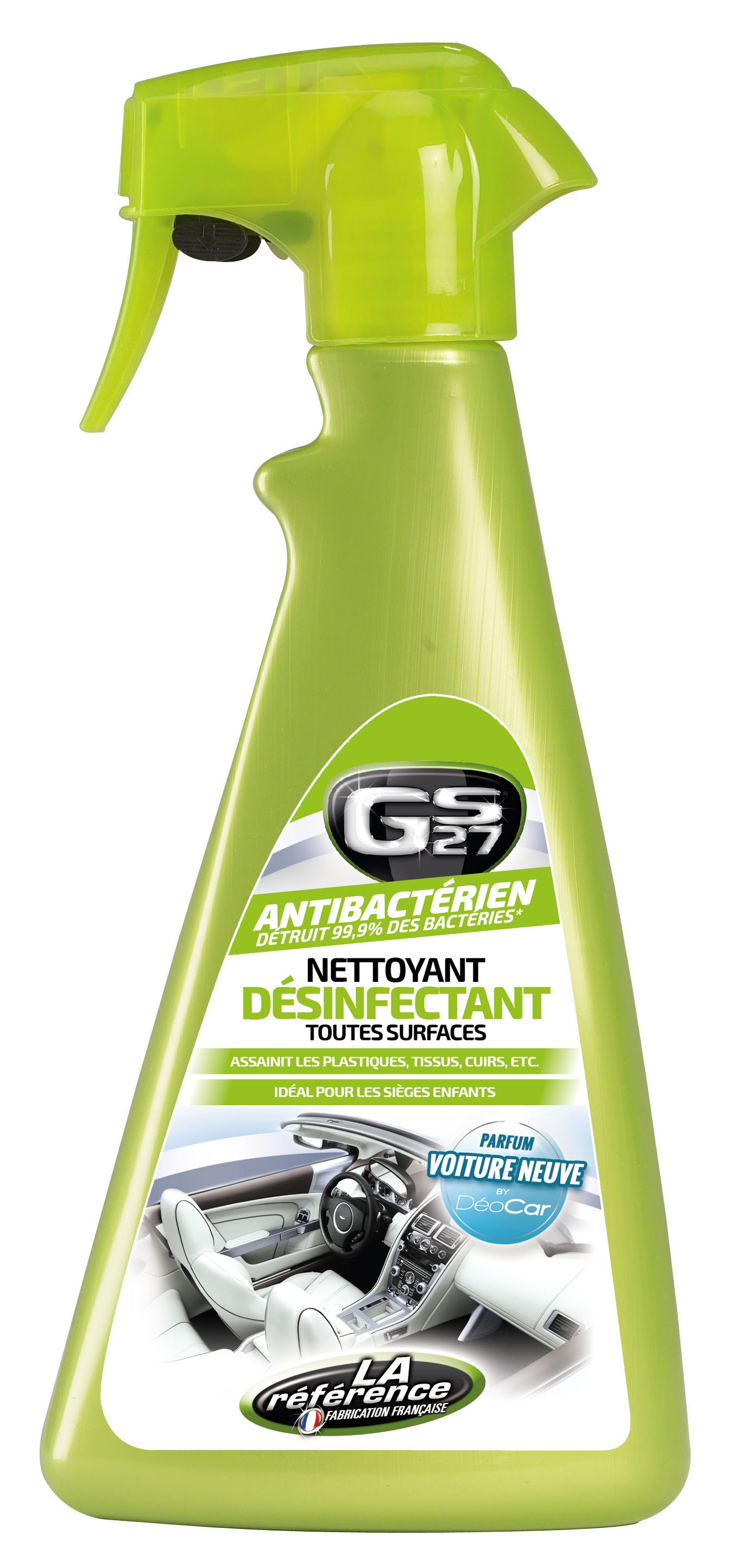 Nettoyant Désinfectant- Entretien et Nettoyage Auto et Moto - GS27