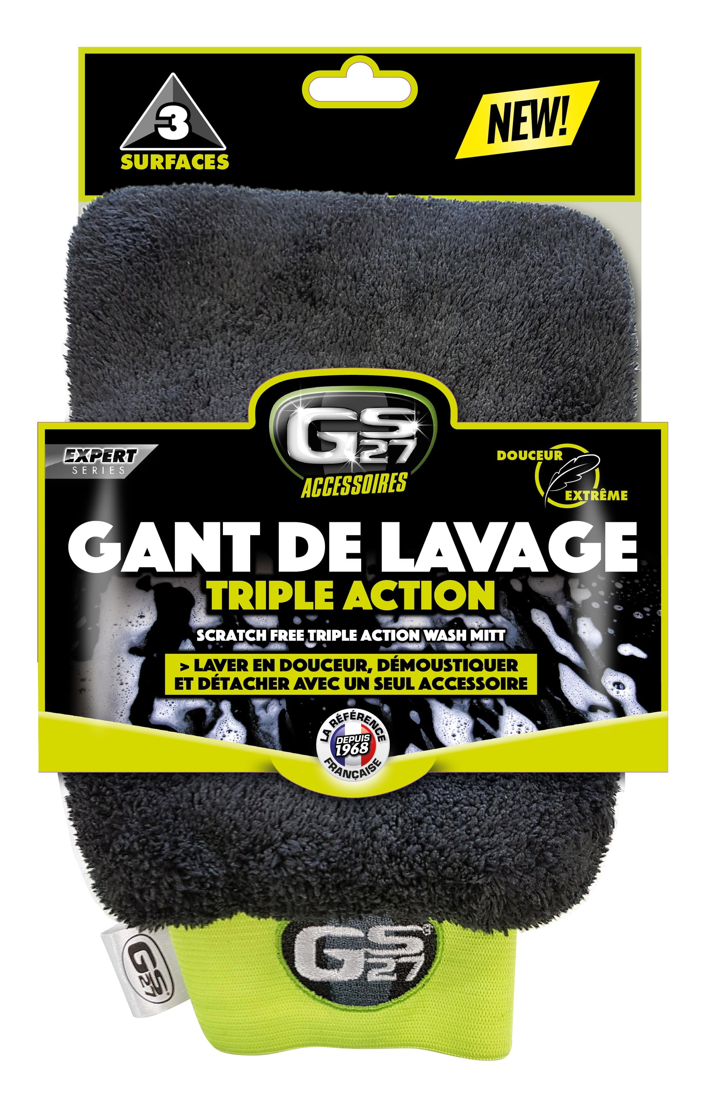 Gant de Lavage Triple Action – Gants & Eponges – Accessoires de lavage GS27