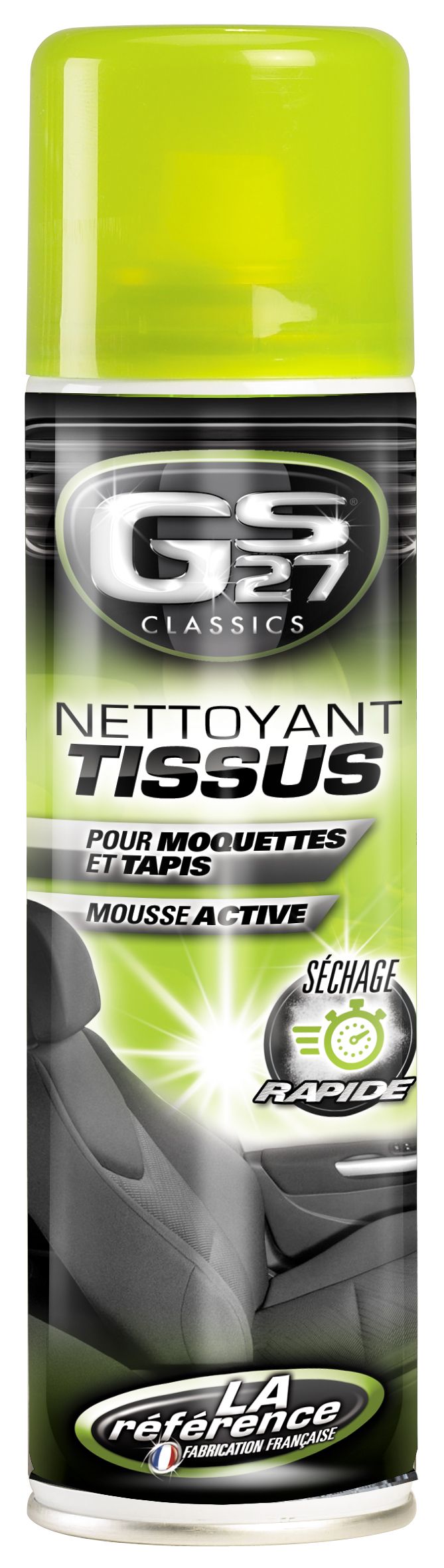 Nettoyant tissus et brosse GS27 400 ml - Feu Vert