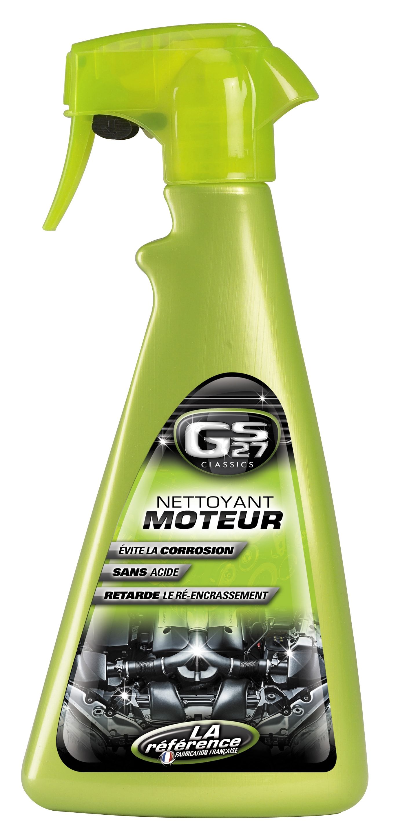Nettoyant Moteur - Entretien et Nettoyage Auto et Moto - GS27