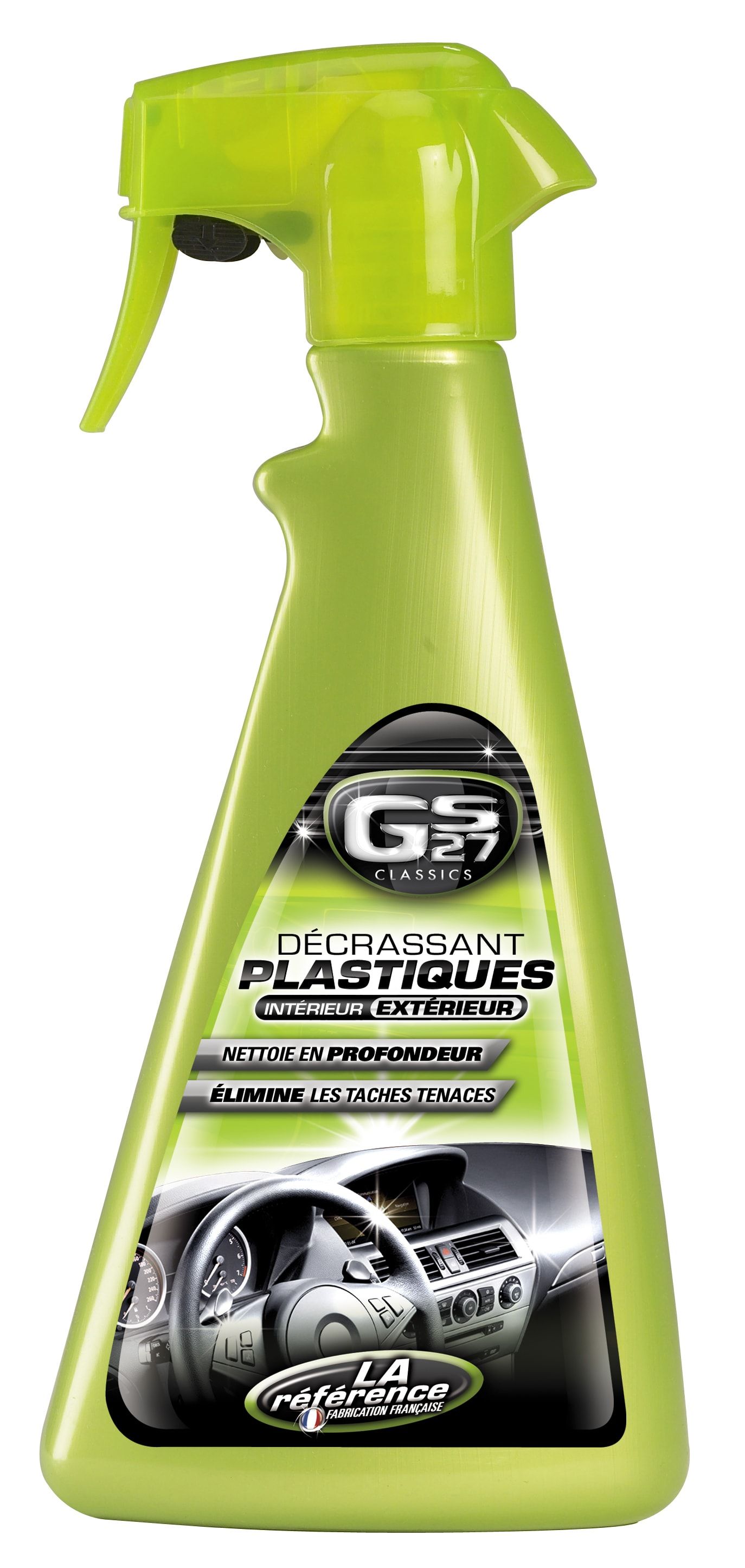 Décrassant Plastique - Rénovateur Plastique - Produits GS27