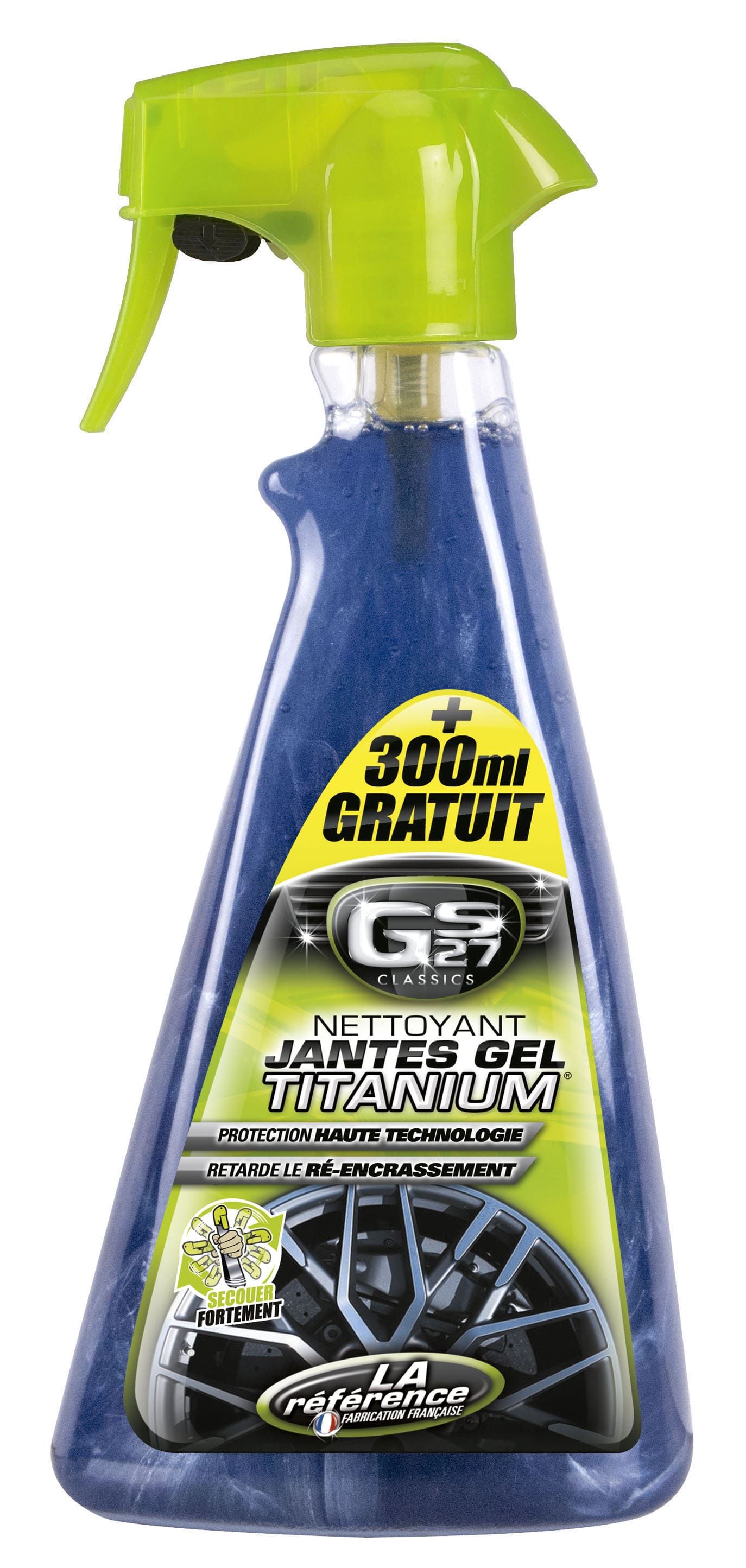 Nettoyant jantes gel titanium 500 mL GS27
